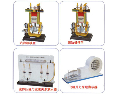 汽油機(jī)模型 柴油機(jī)模型 液體壓強(qiáng)與流速關(guān)系演示